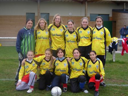 L'équipe féminine de foot de Vineuil-Brion 2005-2006